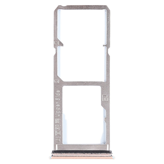 For Vivo Y75 2 x SIM Card Tray + Micro SD Card Tray (Gold) by buy2fix