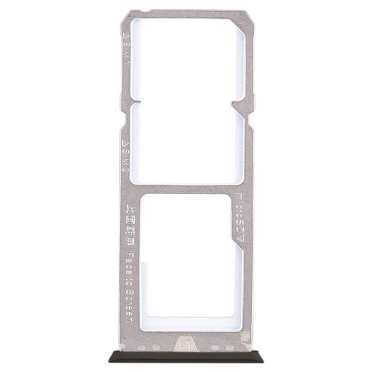 For OPPO A79 2 x SIM Card Tray + Micro SD Card Tray (Black) by buy2fix