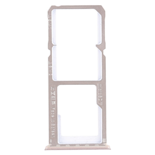 For OPPO A83 2 x SIM Card Tray + Micro SD Card Tray (Rose Gold) by buy2fix