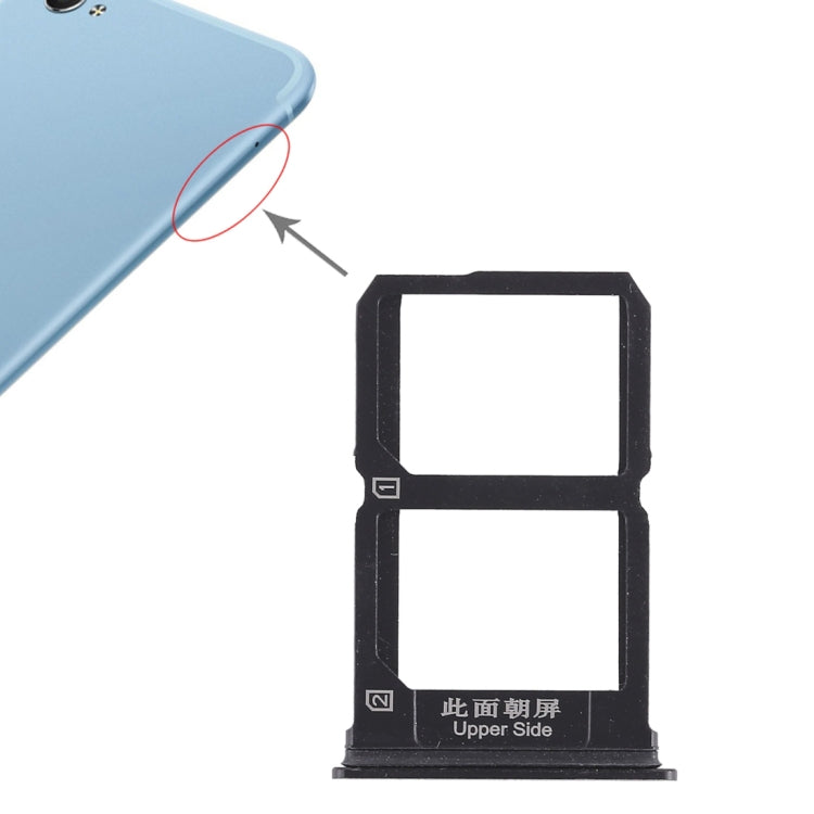 For Vivo X9i 2 x SIM Card Tray (Black) by buy2fix