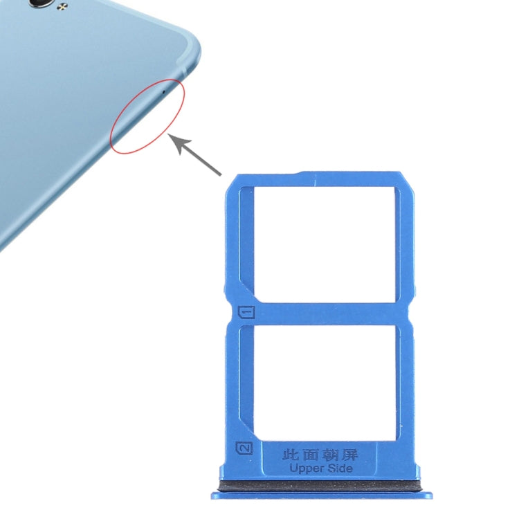 For Vivo X9i 2 x SIM Card Tray (Blue) by buy2fix