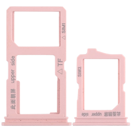 For Vivo Y66 2 x SIM Card Tray + Micro SD Card Tray (Rose Gold) by buy2fix