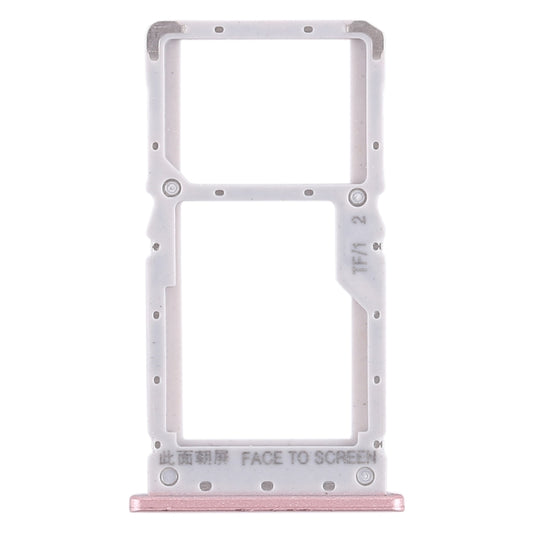 SIM Card Tray + SIM Card Tray / Micro SD Card Tray for Xiaomi Redmi Note 6 Pro (Rose Gold) by buy2fix