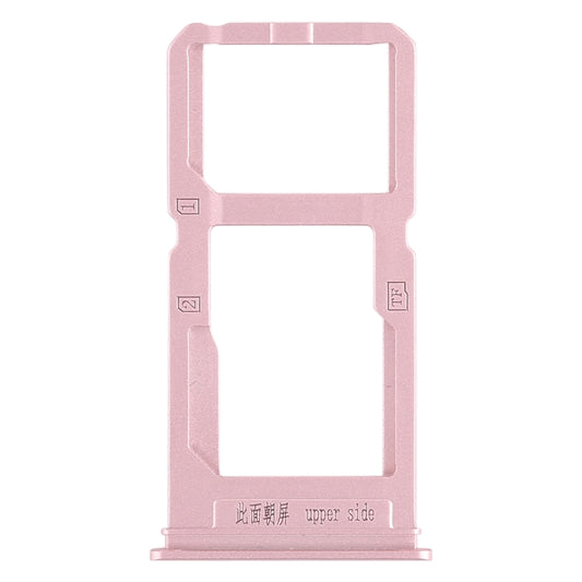 For Vivo X20 Plus SIM Card Tray + SIM Card Tray / Micro SD Card Tray (Rose Gold) by buy2fix