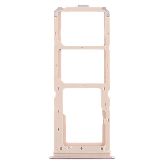 For Vivo Y71 2 x SIM Card Tray + Micro SD Card Tray (Rose Gold) by buy2fix