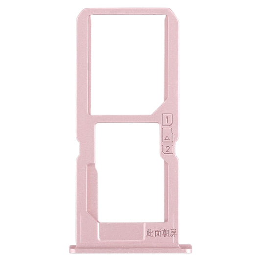 For Vivo V3Max SIM Card Tray + SIM Card Tray / Micro SD Card Tray (Rose Gold) by buy2fix