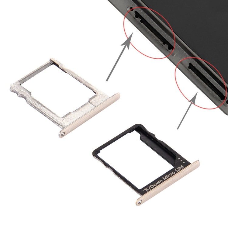 For Huawei P8 Lite SIM Card Tray and Micro SD Card Tray (Gold) by buy2fix