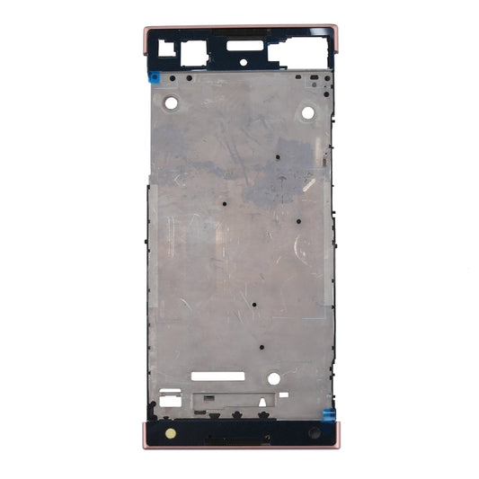 for Sony Xperia XA1 Front Housing LCD Frame Bezel Plate(Rose Gold) by buy2fix