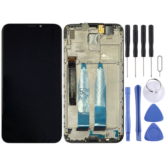 TFT LCD Screen for Meizu X8 Digitizer Full Assembly with Frame(Black) by buy2fix