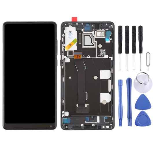 TFT LCD Screen for Xiaomi MI Mix 2S Digitizer Full Assembly with Frame(Black) by buy2fix