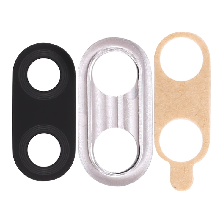 For Huawei Nova 3 10pcs Back Camera Bezel with Lens Cover & Adhesive (Black) by buy2fix