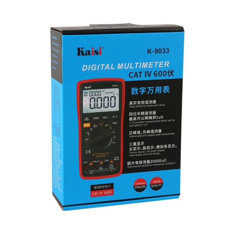 Kaisi K-9033 Digital Multimeter LCD Display Handheld Digital Multimeter for Mobile Phone Repair by buy2fix