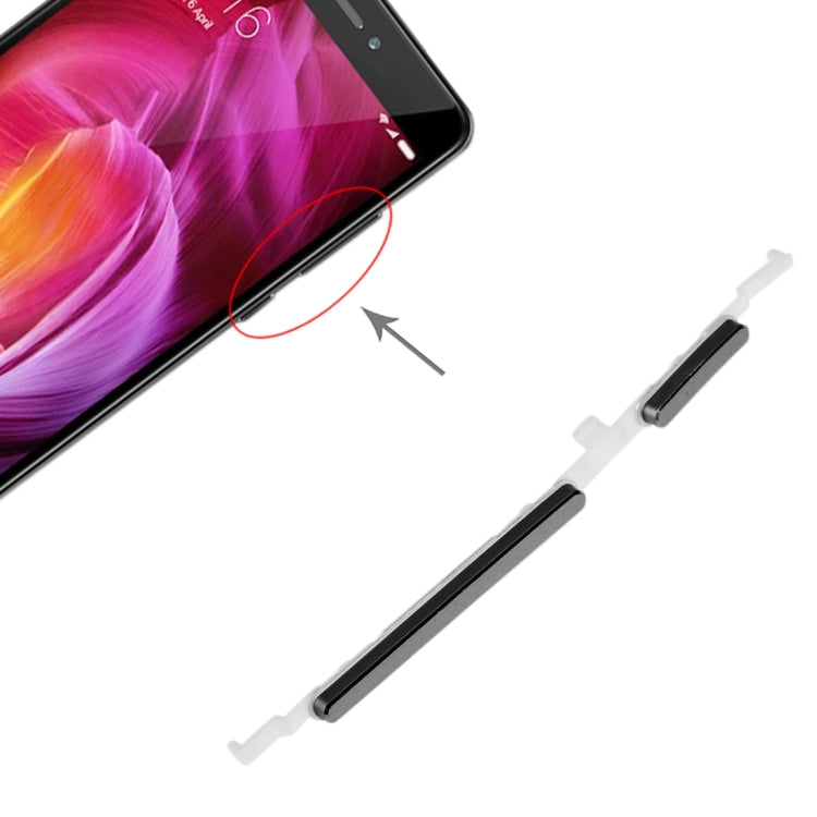 Power Button and Volume Control Button for Xiaomi Redmi Note 4(Black) by buy2fix