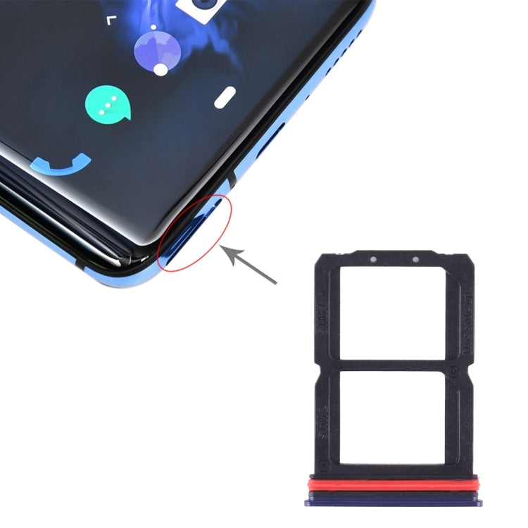 For OnePlus 7 SIM Card Tray + SIM Card Tray (Blue) by buy2fix