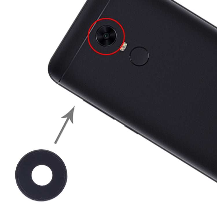 10 PCS Camera Lens Cover for Xiaomi Redmi 5 Plus(Black) by buy2fix