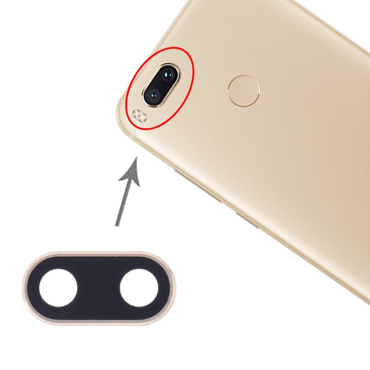 10 PCS Camera Lens Cover for Xiaomi Mi 5X / A1(Gold) by buy2fix