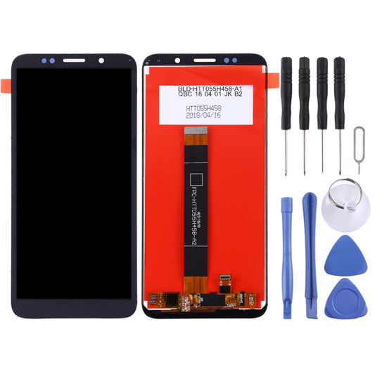 OEM LCD Screen for Huawei Y5 Prime (2018) with Digitizer Full Assembly (Black) by buy2fix