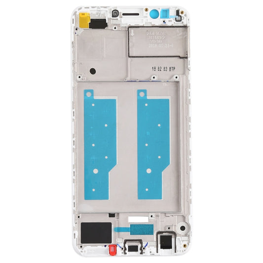 Front Housing LCD Frame Bezel for Huawei Honor Play 7C(White) by buy2fix