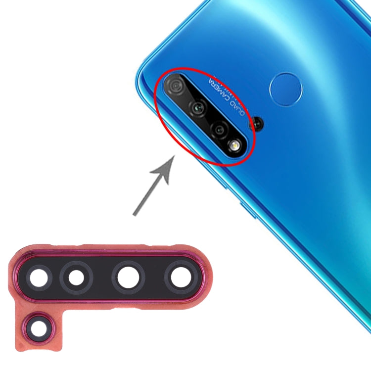 For Huawei Nova 5i Camera Lens Cover (Red) by buy2fix