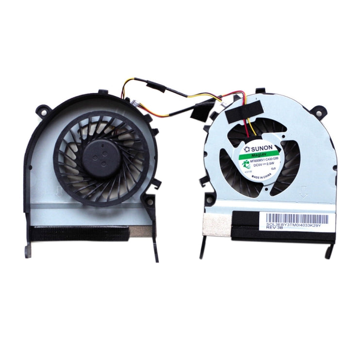 3 Pin 1.56W Laptop Radiator Cooling Fan CPU Cooling Fan for Toshiba Satellite M800 / M805 by buy2fix