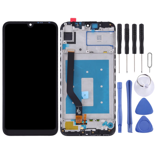 OEM LCD Screen for Huawei Y7 Prime (2019) Digitizer Full Assembly with Frame (Black) by buy2fix