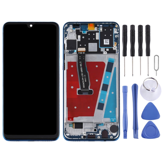 OEM LCD Screen for Huawei P30 Lite / Nova 4e (RAM 6G / High Version) Digitizer Full Assembly with Frame (Blue) by buy2fix