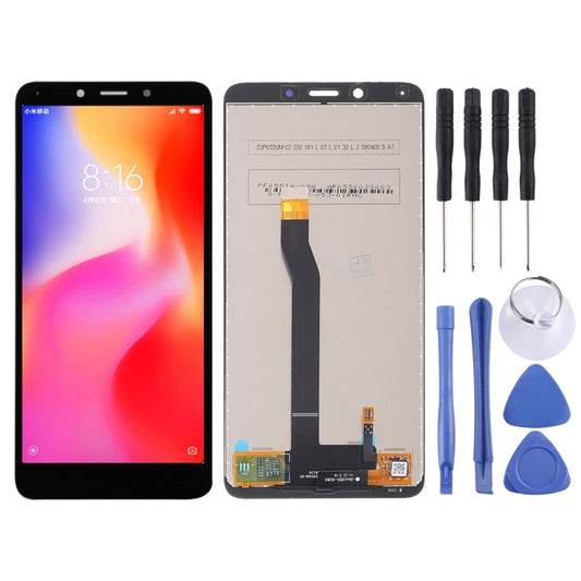 TFT LCD Screen for Xiaomi Redmi 6 / 6A with Digitizer Full Assembly(Black) by buy2fix