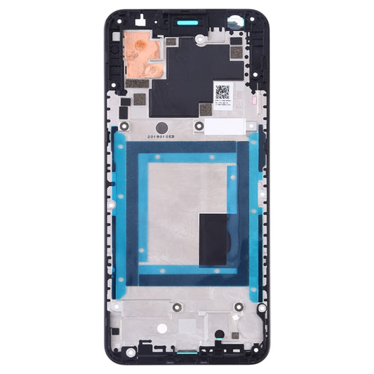 Front Housing LCD Frame Bezel Plate for Google Pixel 3a(Black) by buy2fix