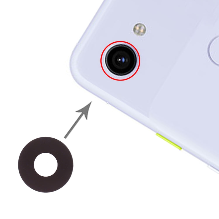 10 PCS Back Camera Lens for Google Pixel 3a by buy2fix