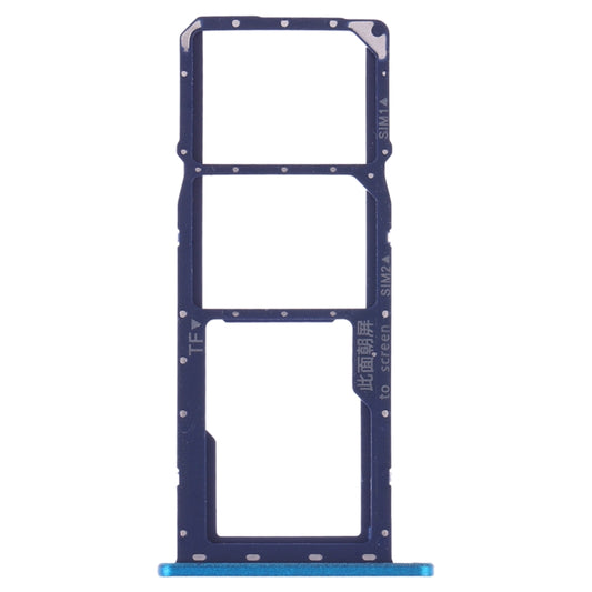 SIM Card Tray + SIM Card Tray + Micro SD Card Tray for Huawei Y7 (2019) / Y7 Pro (2019) / Y7 Prime (2019) (Blue) by buy2fix
