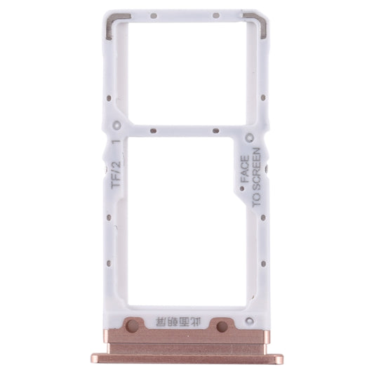 SIM Card Tray + SIM Card Tray / Micro SD Card Tray for Xiaomi Mi CC9 (Gold) by buy2fix