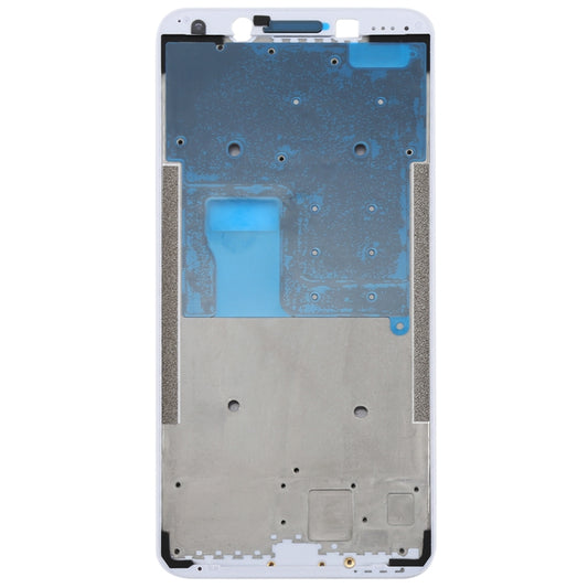 For OPPO A73 / F5 Front Housing LCD Frame Bezel Plate (White) by buy2fix