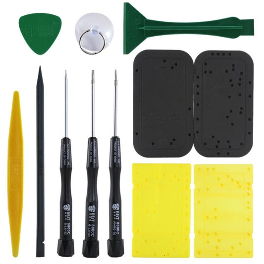 10 in 1 BEST BST-605 Tool Kit Disassemble Opening Tools For iPhone 3 / 4 / 4S / 5 by BEST
