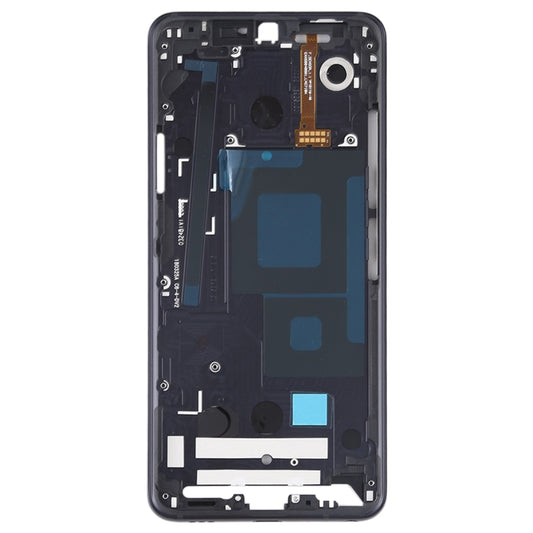 Front Housing LCD Frame Bezel Plate for LG G7 ThinQ / G710 (Black) by buy2fix
