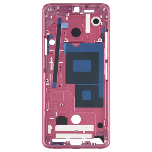 Front Housing LCD Frame Bezel Plate for LG G7 ThinQ / G710 (Pink) by buy2fix