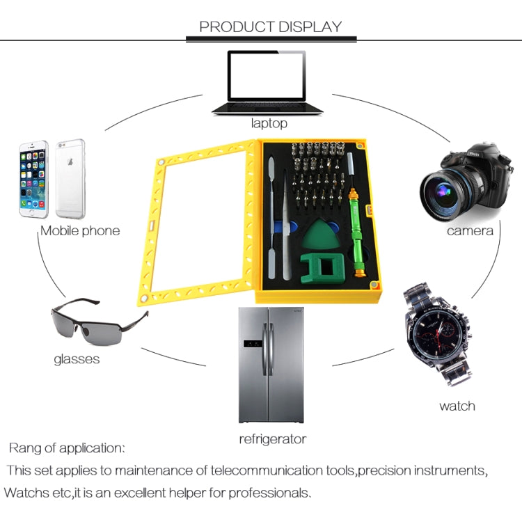 BEST BST-8929 Screwdriver Magnetic Bit Driver Kit 37 in 1 Professional Screwdrivers Set by BEST