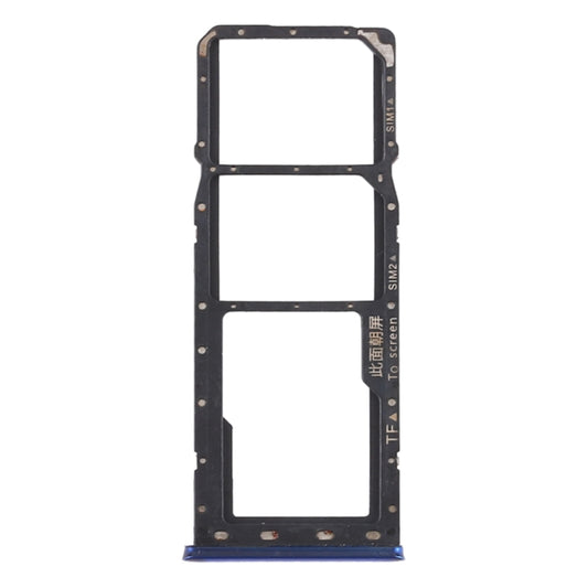 For OPPO Realme 3 Pro / Realme X Lite SIM Card Tray + SIM Card Tray + Micro SD Card Tray (Blue) by buy2fix