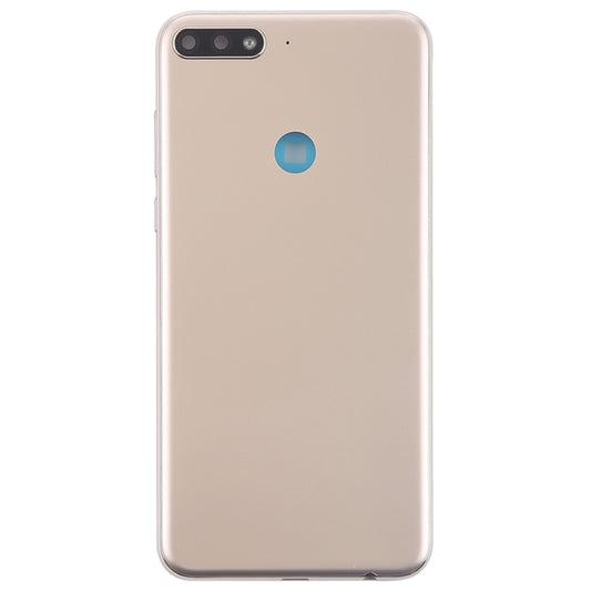 Back Cover with Side Keys for Huawei Y7 (2018)(Gold) by buy2fix