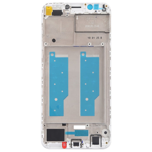 Front Housing LCD Frame Bezel for Huawei Y7 (2018)(White) by buy2fix