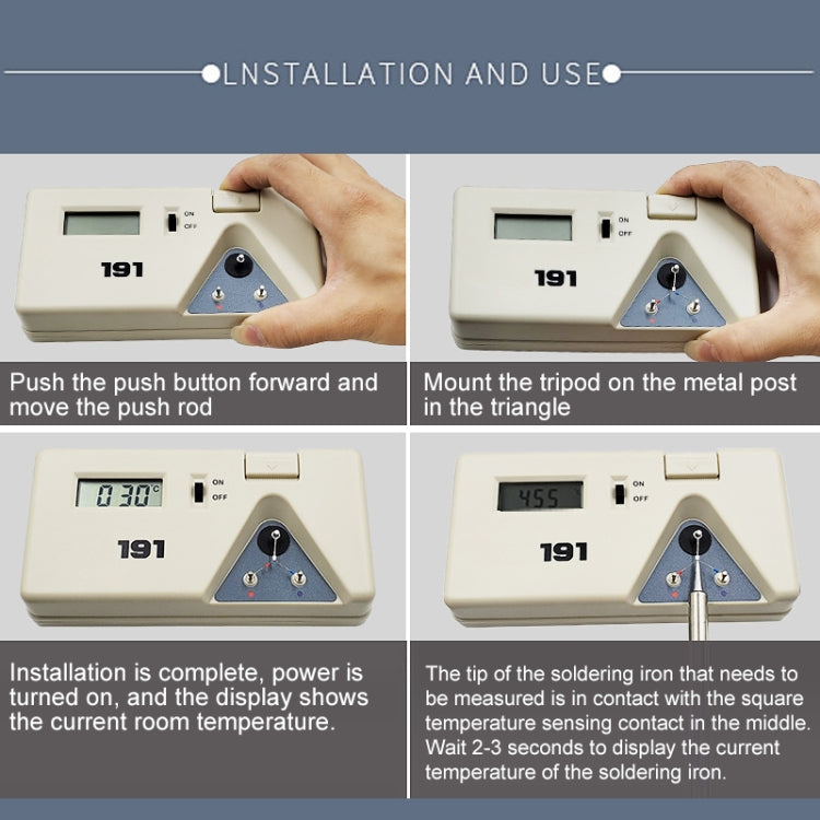 Soldering Iron head Thermometer Electric Soldering Station Temperature Tester by buy2fix