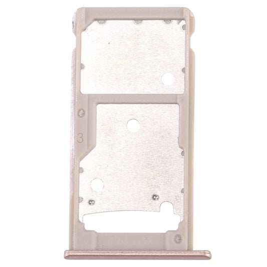 For Huawei Enjoy 7 Plus / Y7 Prime SIM Card Tray & SIM / Micro SD Card Tray(Gold) by buy2fix