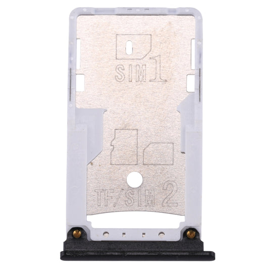 For Xiaomi Mi Max 2 SIM & SIM / TF Card Tray(Black) by buy2fix
