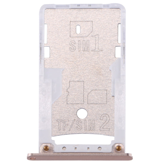 For Xiaomi Redmi 3 & 3s SIM & SIM / TF Card Tray(Gold) by buy2fix