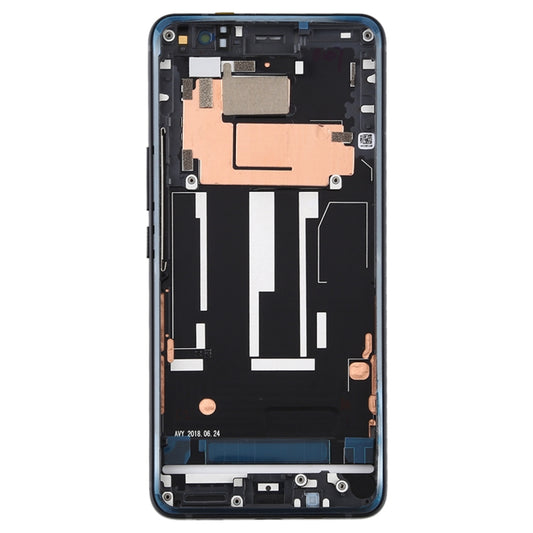 Middle Frame Bezel Plate for HTC U11+ (Black) by buy2fix