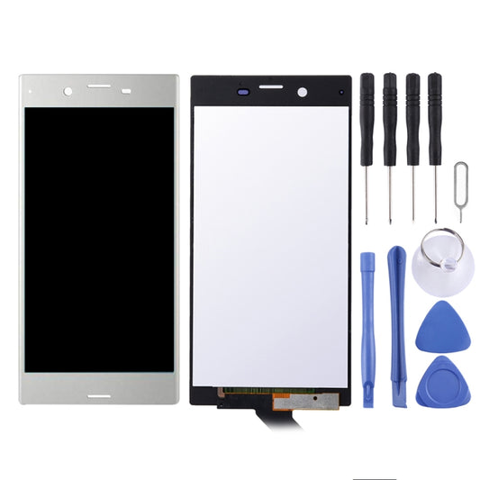 Original LCD Screen + Original Touch Panel for Sony Xperia XZ(Silver) by buy2fix