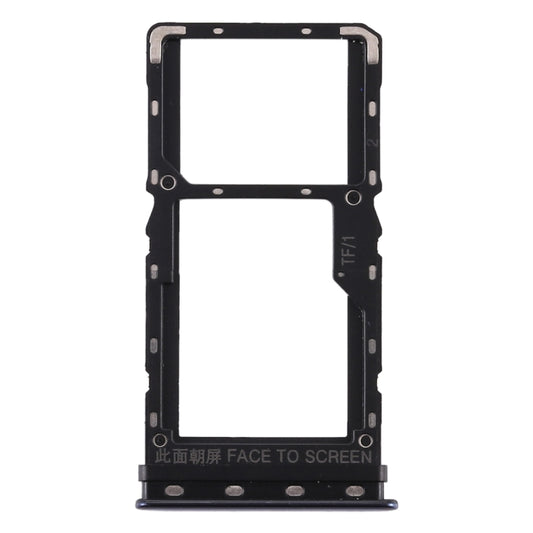 SIM Card Tray + SIM Card Tray / Micro SD Card Tray for Xiaomi Mi CC9e / Mi A3(Black) by buy2fix
