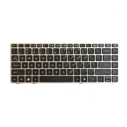 US Version Keyboard with Silver Frame for HP EliteBook 8470B 8470P 8470 8460 8460p 8460w ProBook 6460 6460b 6470 by buy2fix
