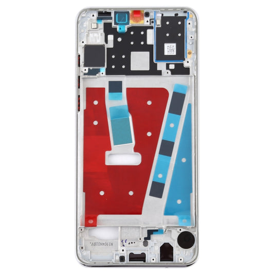 Front Housing LCD Frame Bezel Plate for Huawei P30 Lite (48MP)(White) by buy2fix