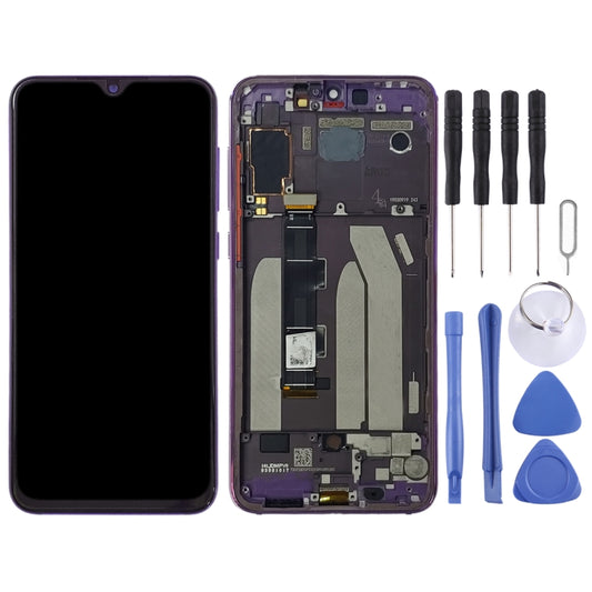 Original LCD Screen for Xiaomi Mi 9 SE Digitizer Full Assembly with Frame(Purple) by buy2fix
