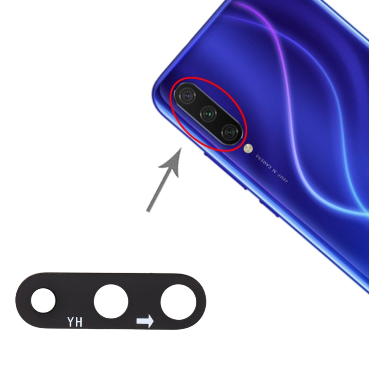 10 PCS Back Camera Lens for Xiaomi Mi CC9e / A3 by buy2fix